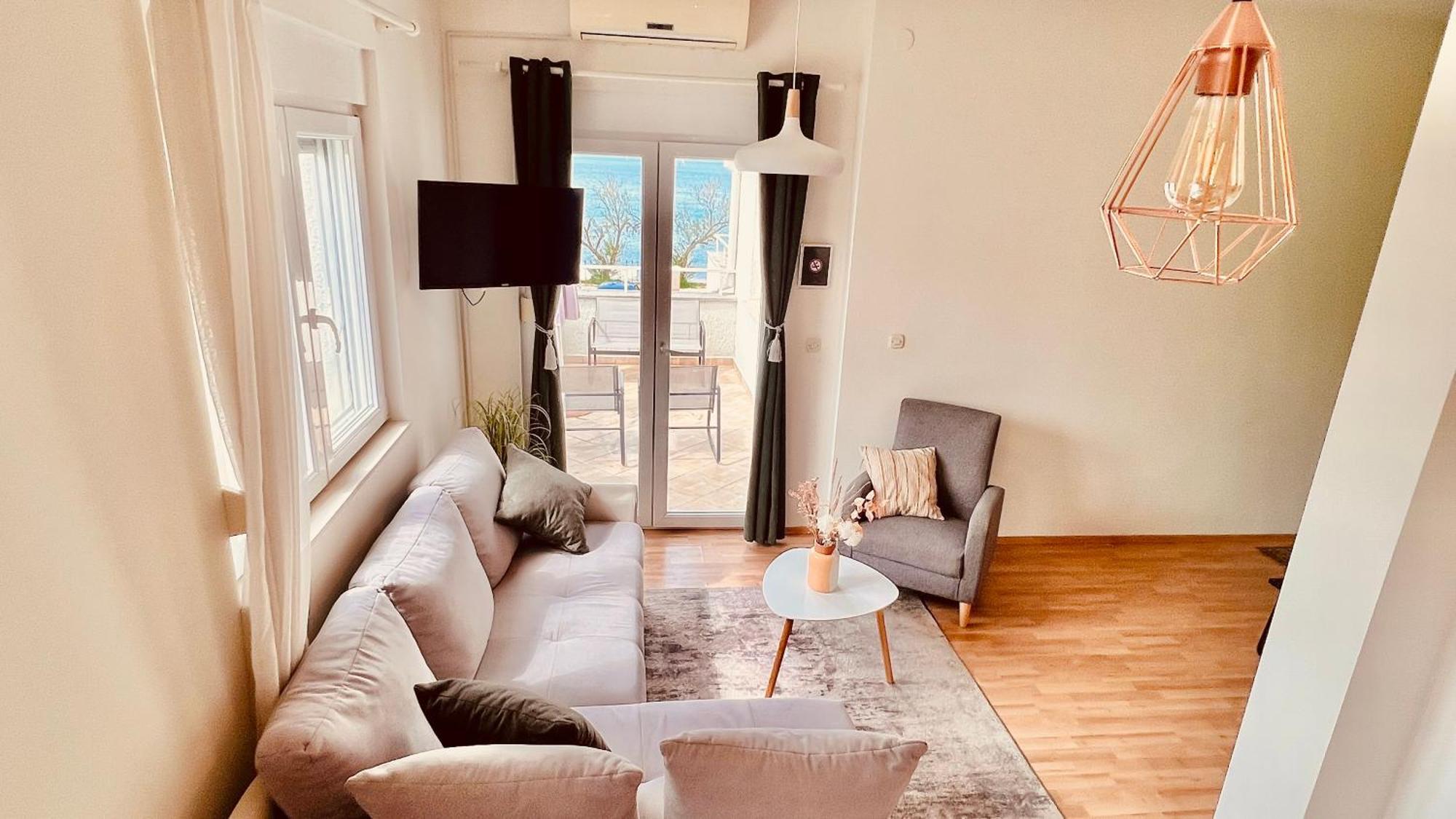 Luxury Beach Apartment W Sunset Sea Views ชิเบนิก ภายนอก รูปภาพ